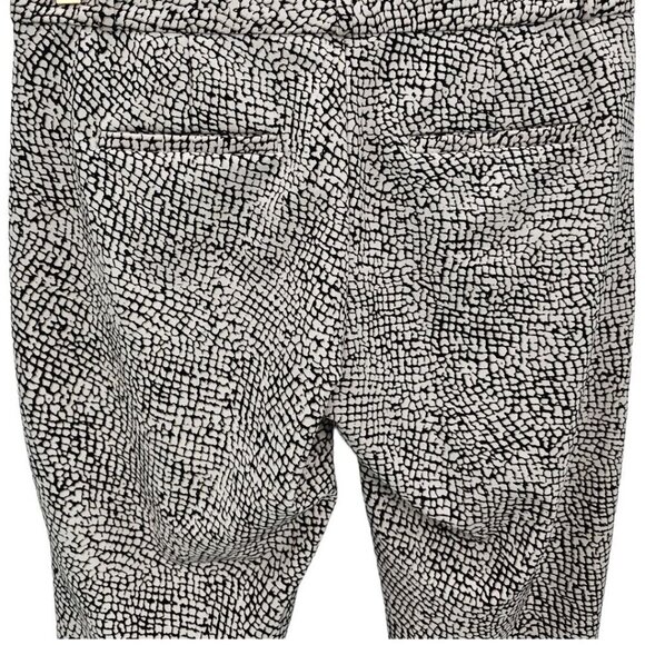 Banana Republic Womens 4 Ryan Pants in Cool Neutral Boa Print - Picture 4 of 12